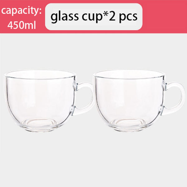 Glass Mugs w/Bamboo Lid